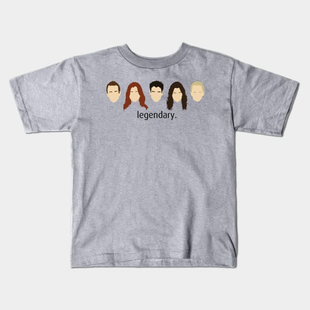 Legendary | Simple HIMYM Kids T-Shirt by kingsrock